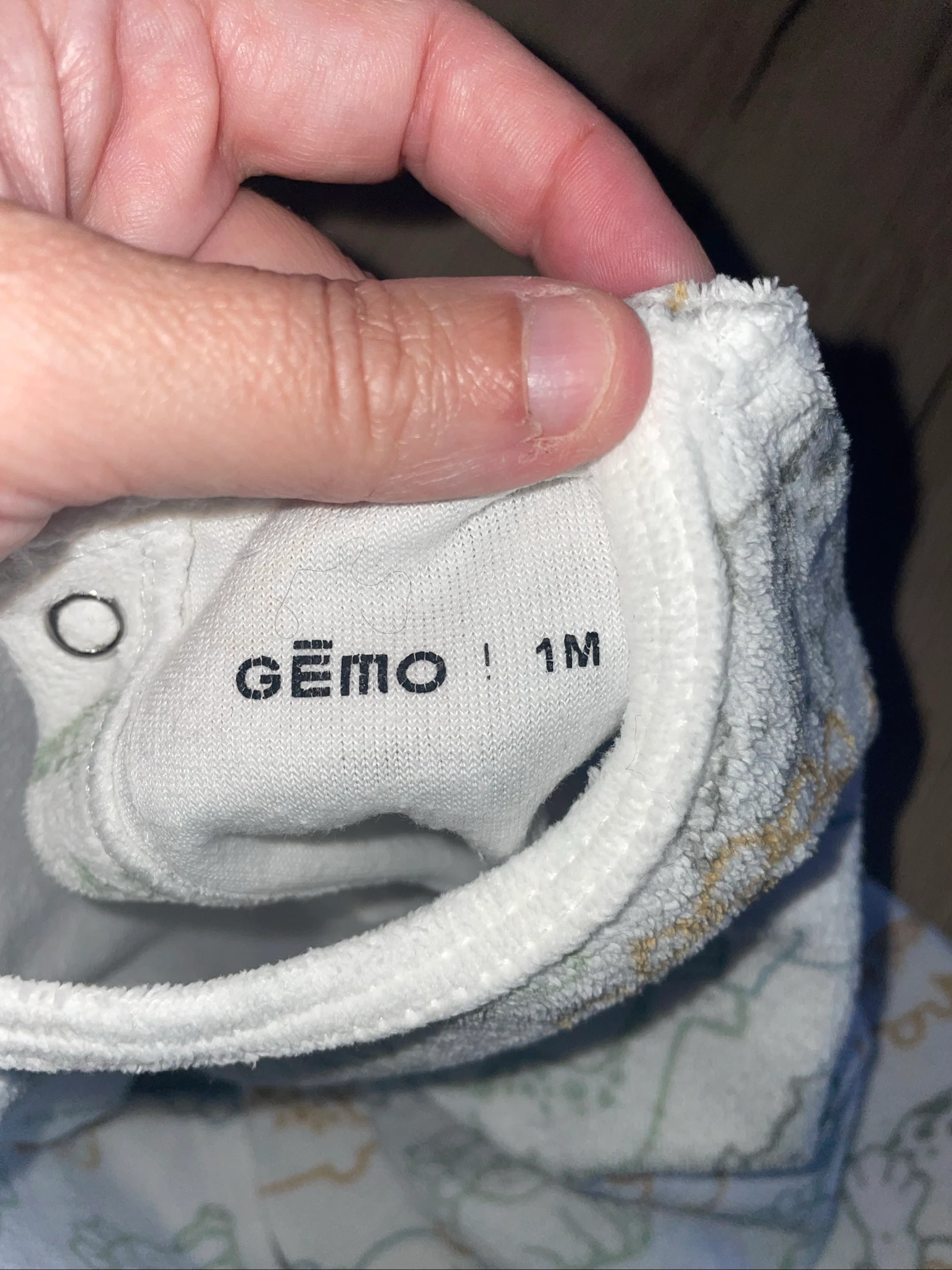 Pijama de veludo 1 mês Gémo – photo 3